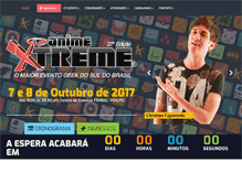 Tablet Screenshot of animextreme.com.br